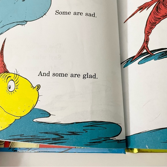 Dr Seuss One Fish Two Fish Red Fish Blue Fish Party Edition 50 Years Book - Picture 11 of 16